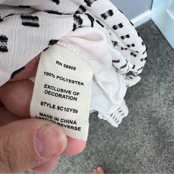 Sz M Chelsea & Violet White& Black Dress $79 MSRP - Picture 17 of 17